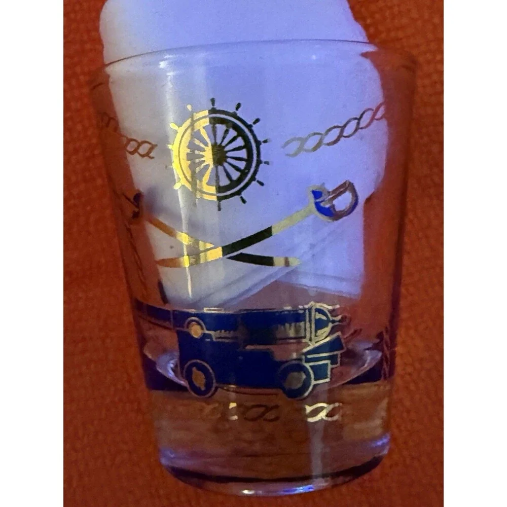 The Bounty Historic Sailing Ship Antique Standard Shot Glass Nautical Maritime
